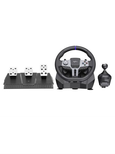 Игровой руль PXN V9 GEN2 с коробкой передач и педалями-3