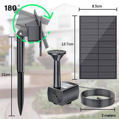Фонтан на солнечной батарее Fontene-8